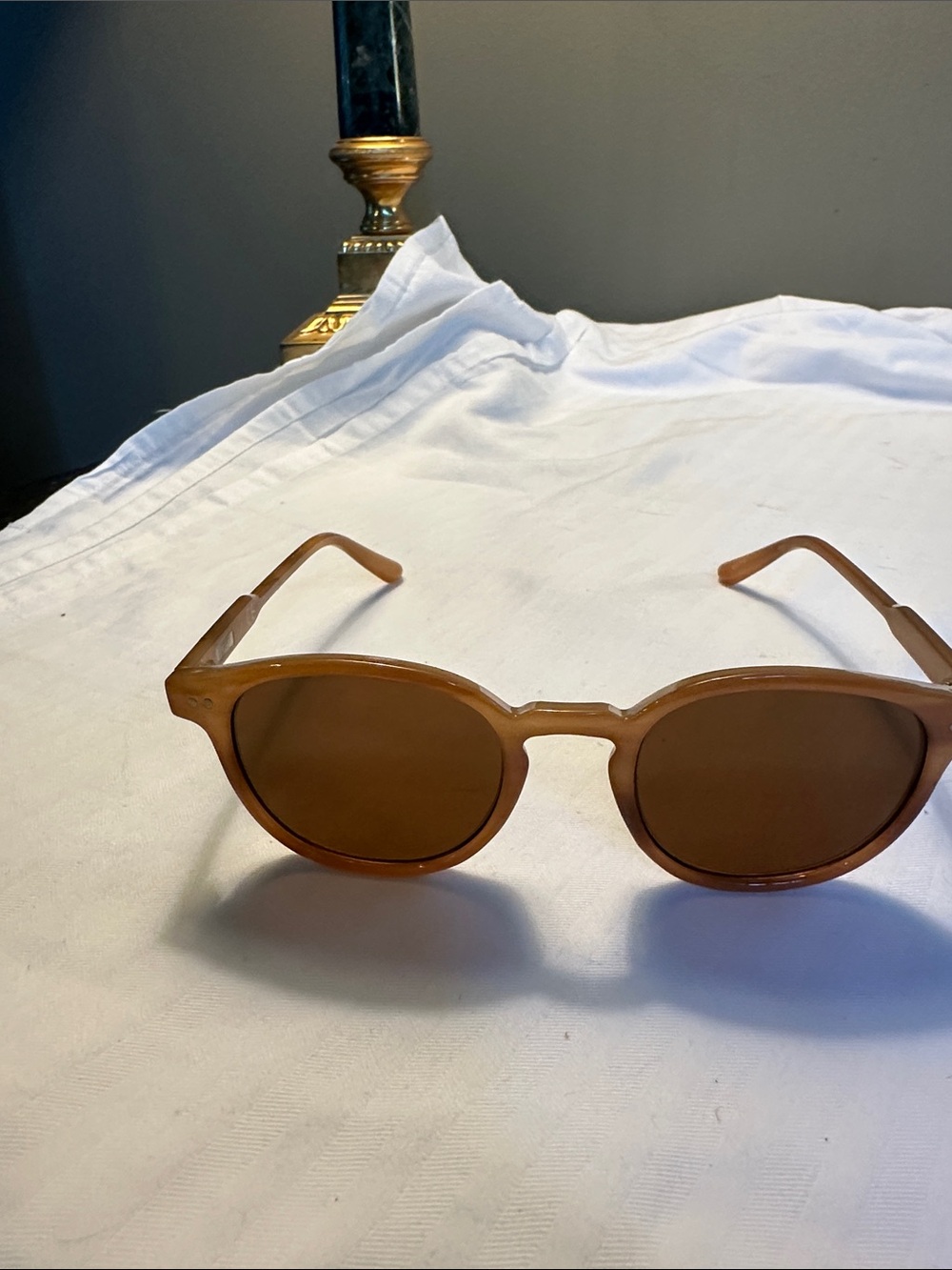 Brown Round J.Crew Sunglasses women Accessories
